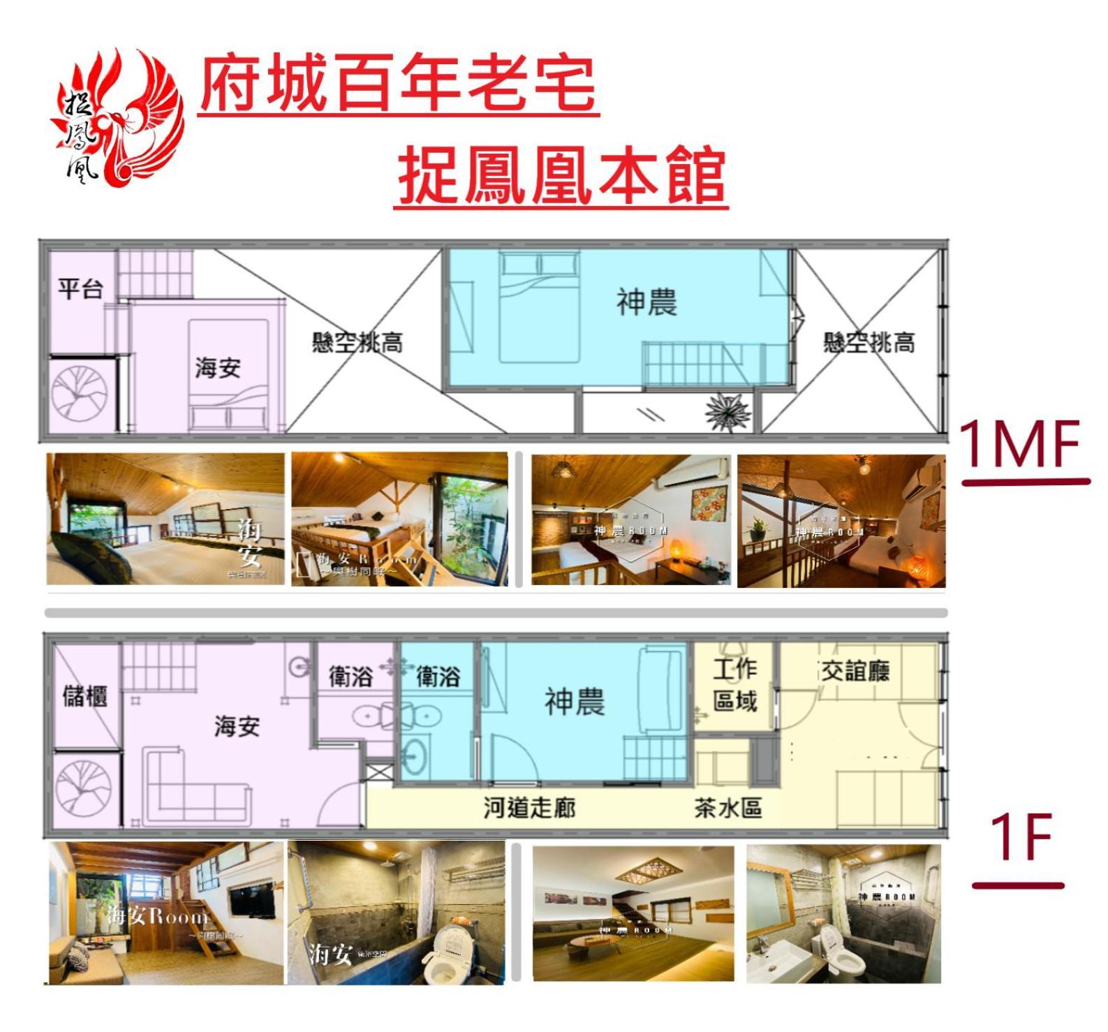 捉鳳凰 台南百年老宅包棟導覽民宿系列catchphoenix Centennial Guesthouse エクステリア 写真